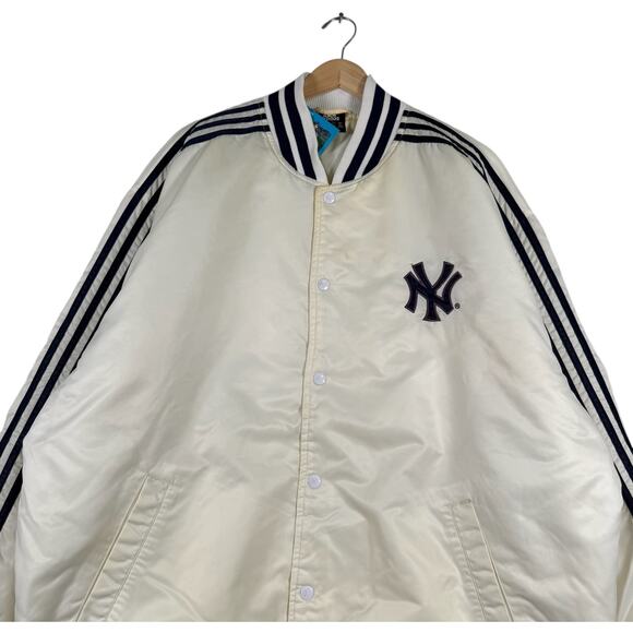Vintage Adidas New York Yankees Bomber Light Jacket XL - Picture 2 of 7